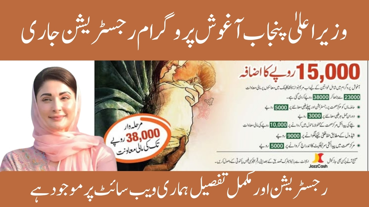 CM Punjab Aghosh Program Punjab 2025 Registration pspa.gop.pk